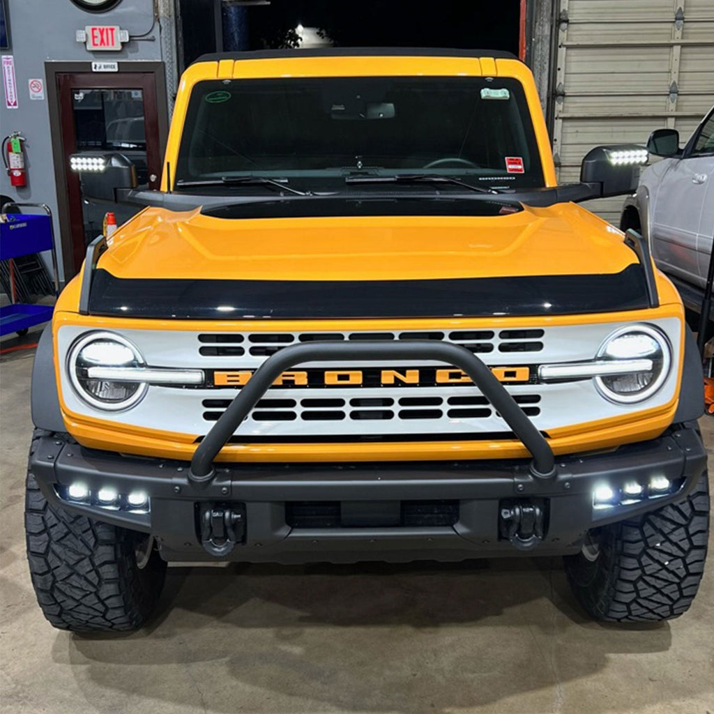 ORACLE Lighting 2021-2025 Ford Bronco Triple LED Fog Light Kit for Steel Bumper