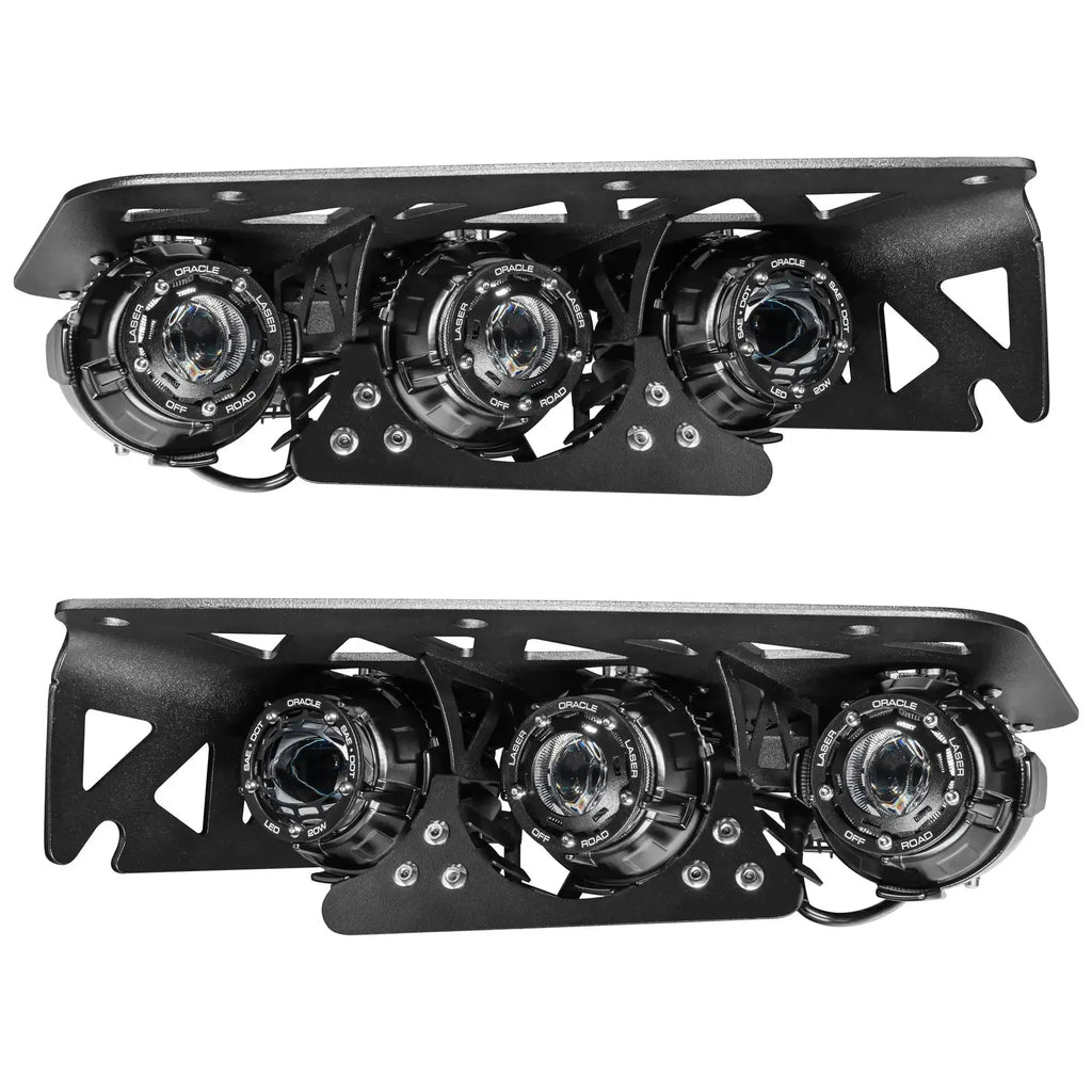 ORACLE Lighting 2021-2026 Ford Bronco Off Road LASER Auxiliary Lights + LED Fog Light Kit for Steel Bumper