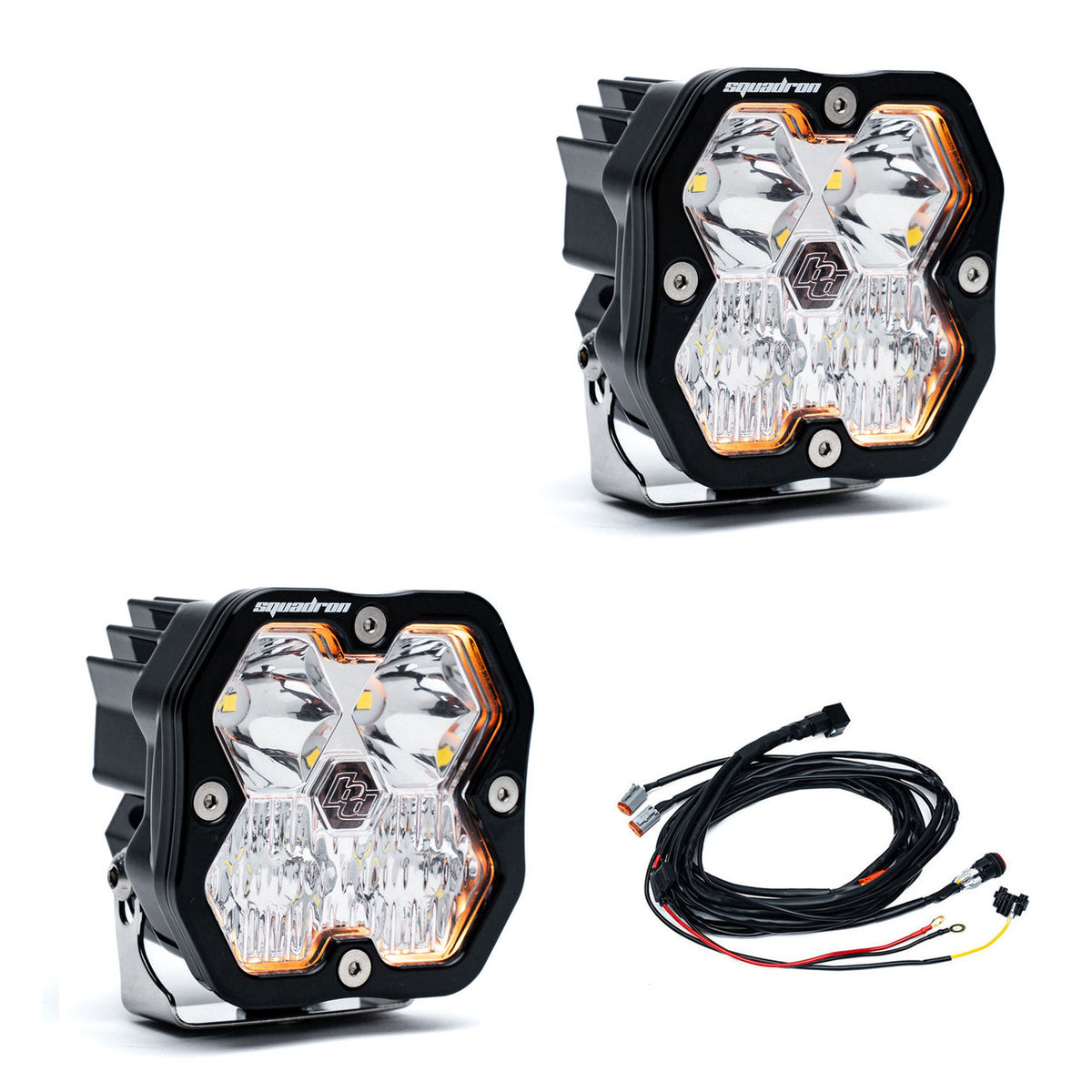 Squadron 2.0 Sport Black LED Auxiliary Light Pod Pair - Universal Main image