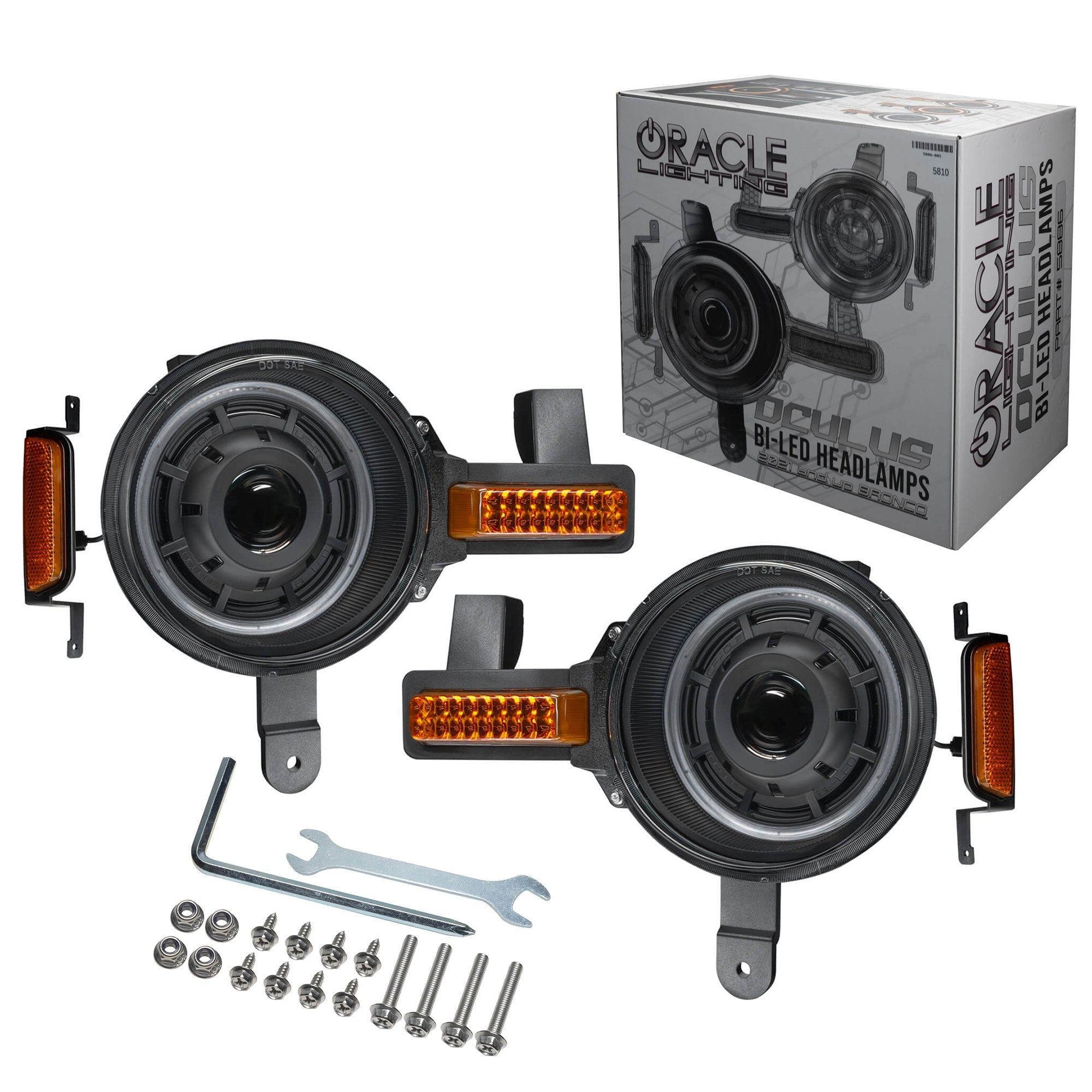 ORACLE Lighting Oculus™ Bi-LED Projector Headlights for 2021+ Ford Bronco Secondary image