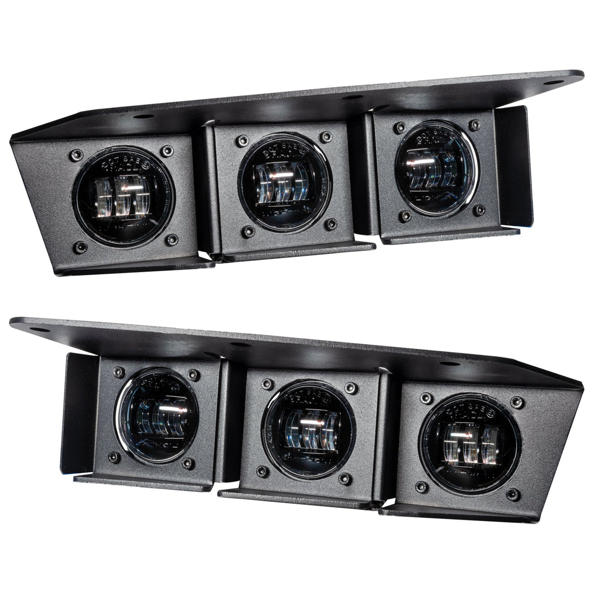 ORACLE Lighting 2021-2025 Ford Bronco Triple LED Fog Light Kit for Steel Bumper