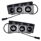 ORACLE Lighting 2021-2025 Ford Bronco Triple LED Fog Light Kit for Steel Bumper