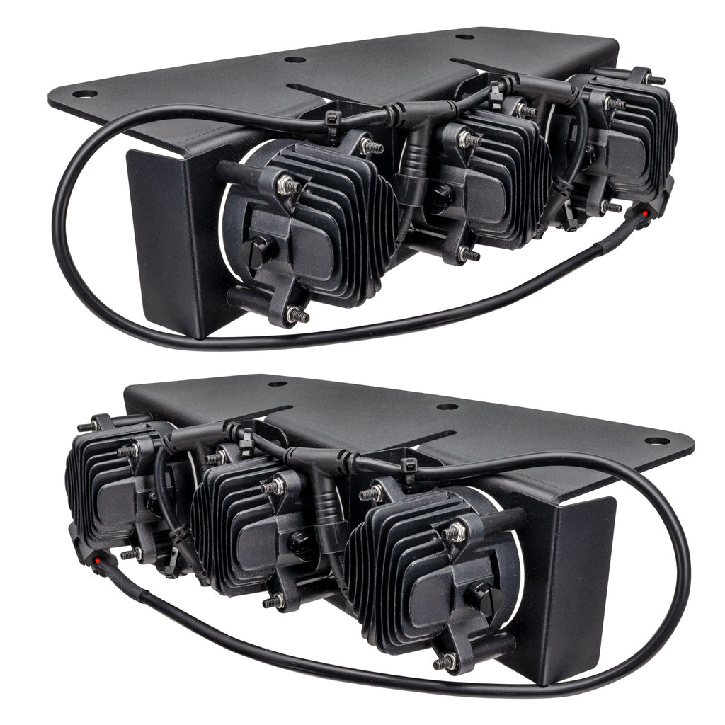 ORACLE Lighting 2021-2025 Ford Bronco Triple LED Fog Light Kit for Steel Bumper