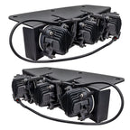 ORACLE Lighting 2021-2025 Ford Bronco Triple LED Fog Light Kit for Steel Bumper