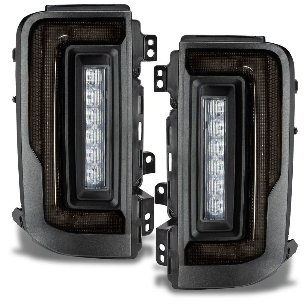 V2 | 2021-2025 Ford Bronco Flush Mount LED tinted Tail Lights - Low Profile | 1,400 Lumens
