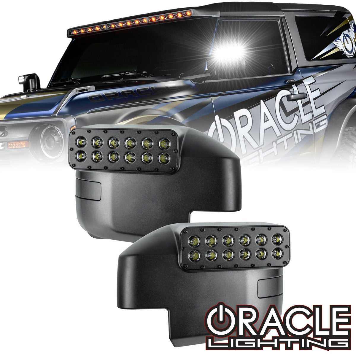 ORACLE Lighting 2021-2025 Ford Bronco LED Off-Road Side Mirror Ditch Lights Main image