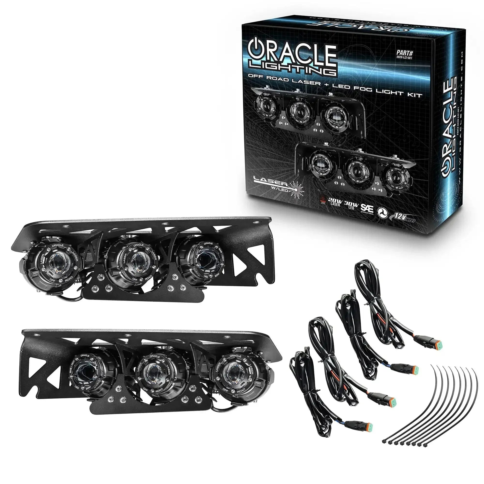 ORACLE Lighting 2021-2026 Ford Bronco Off Road LASER Auxiliary Lights + LED Fog Light Kit for Steel Bumper Secondary image