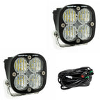 Squadron Pro Black LED Auxiliary Light Pod Pair - Universal