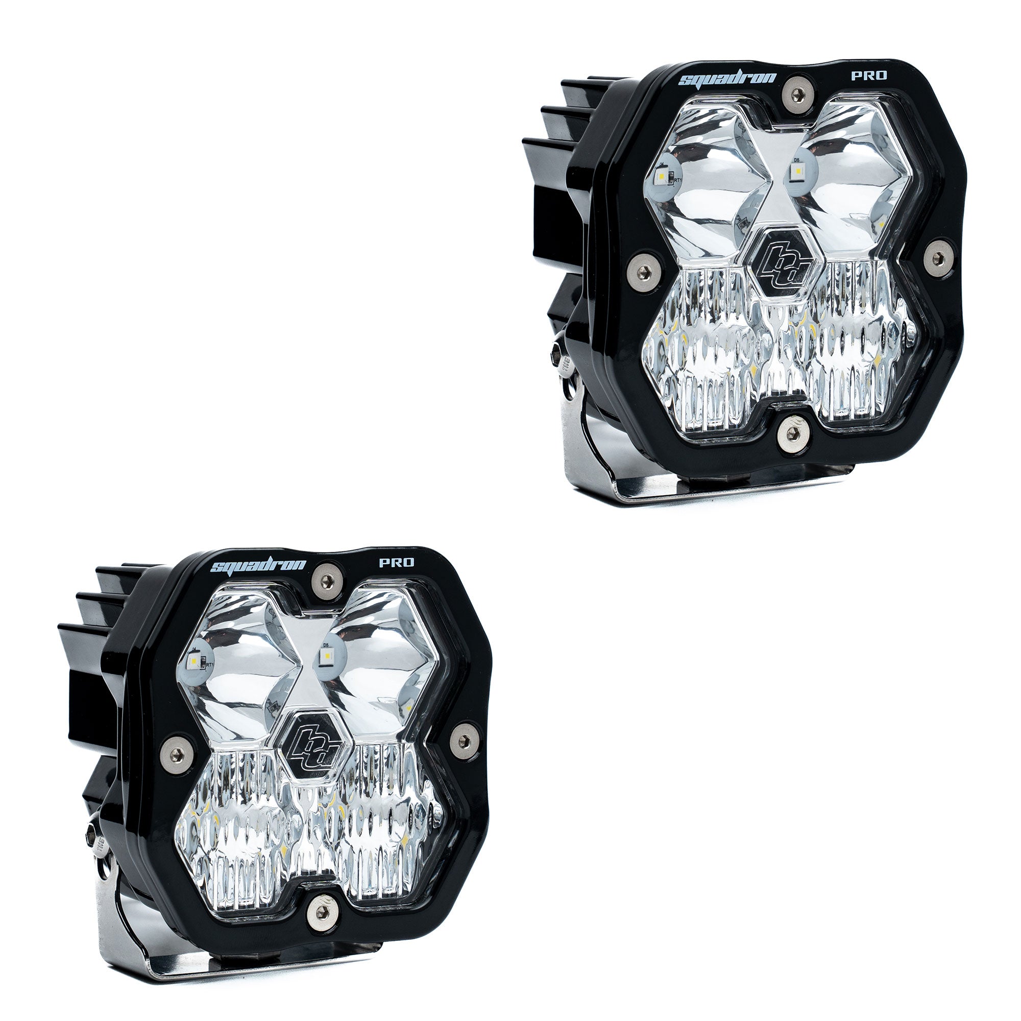 Squadron 2.0 Pro Black LED Auxiliary Light Pod Pair - Universal Secondary image