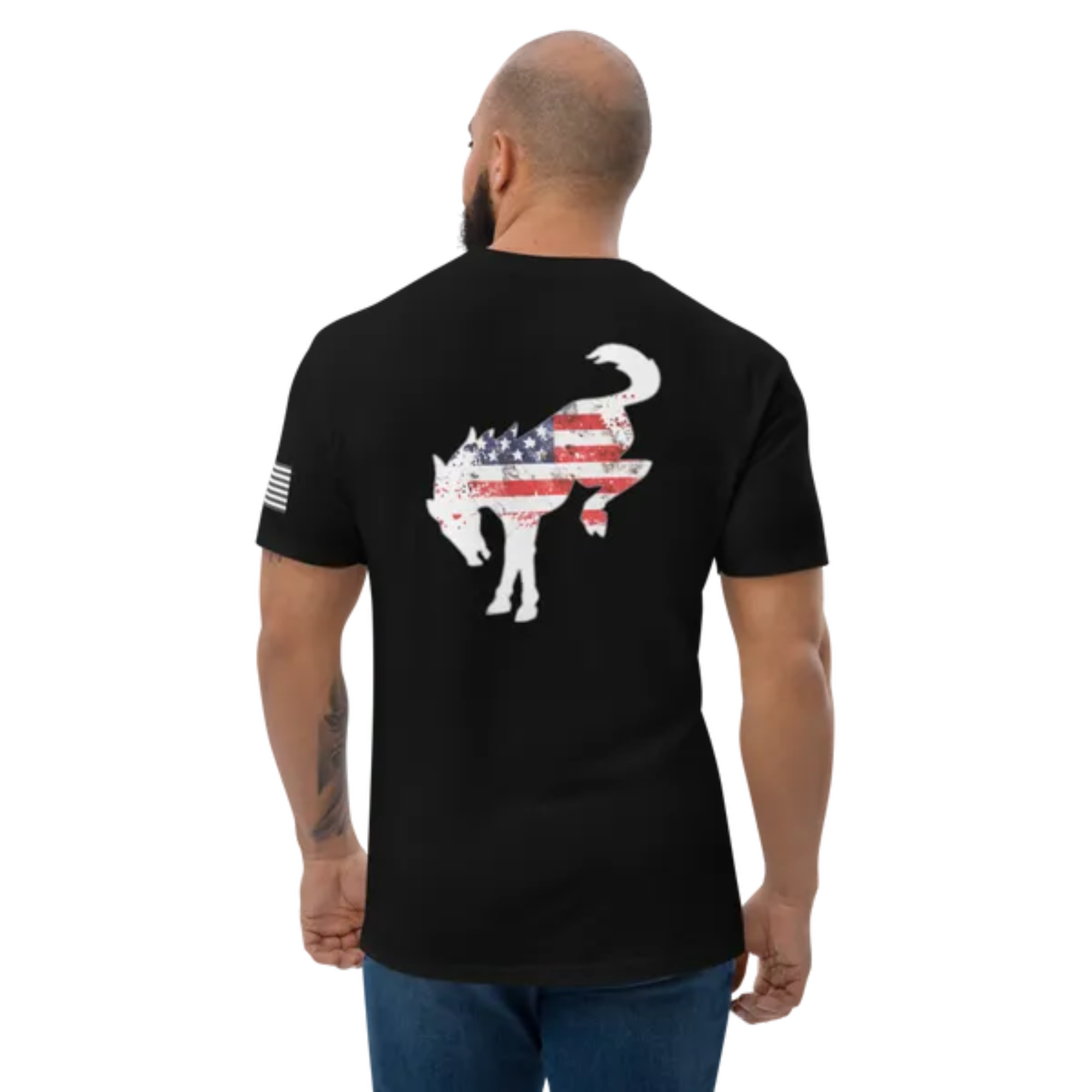 Bronco Veterans American T-Shirt Secondary image