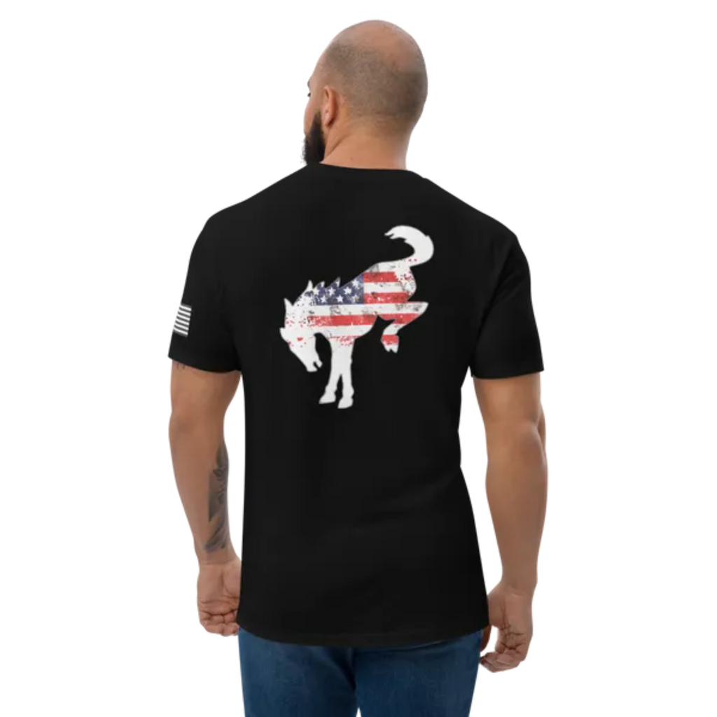 Bronco Veterans American T-Shirt