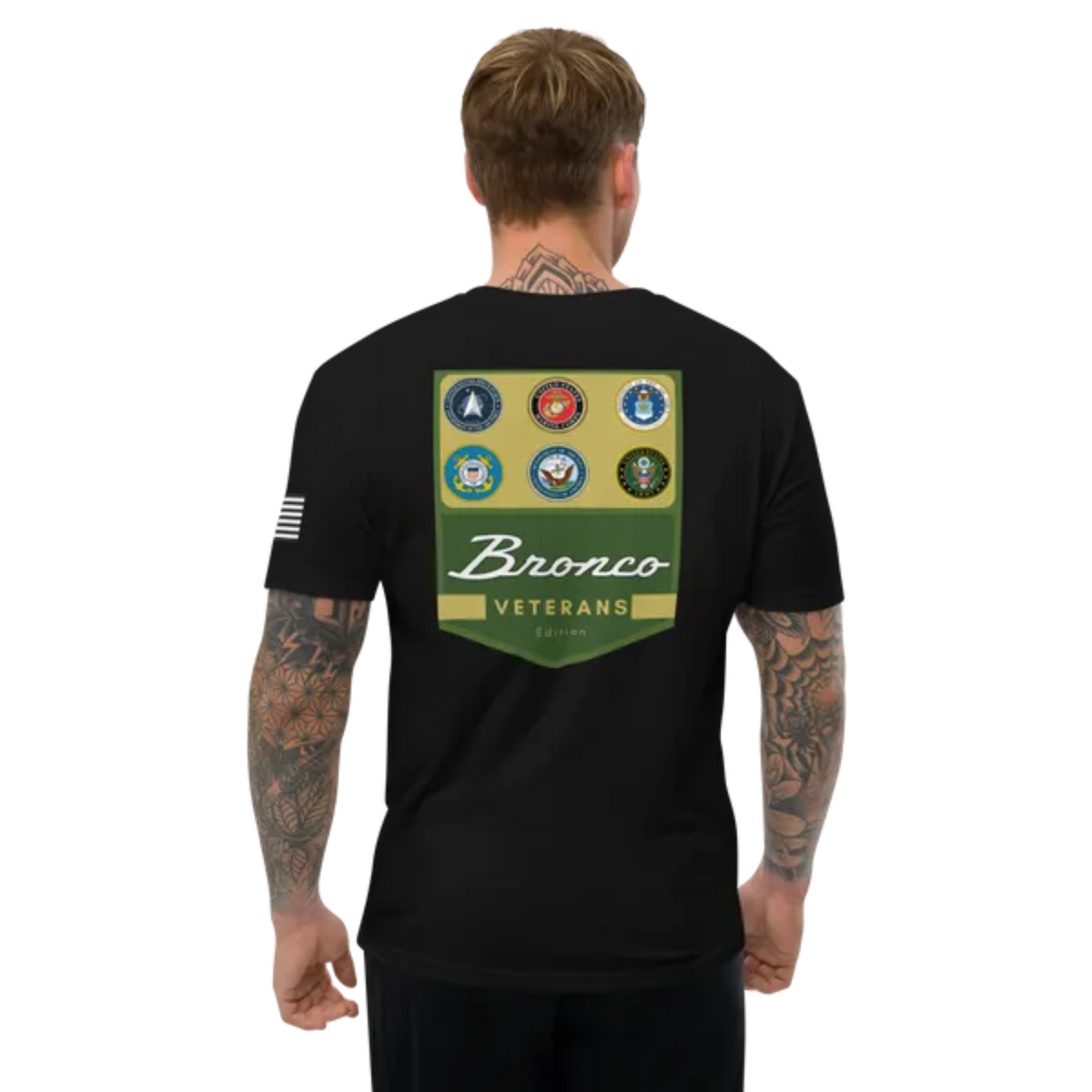 Bronco Veterans armed forces T-shirt