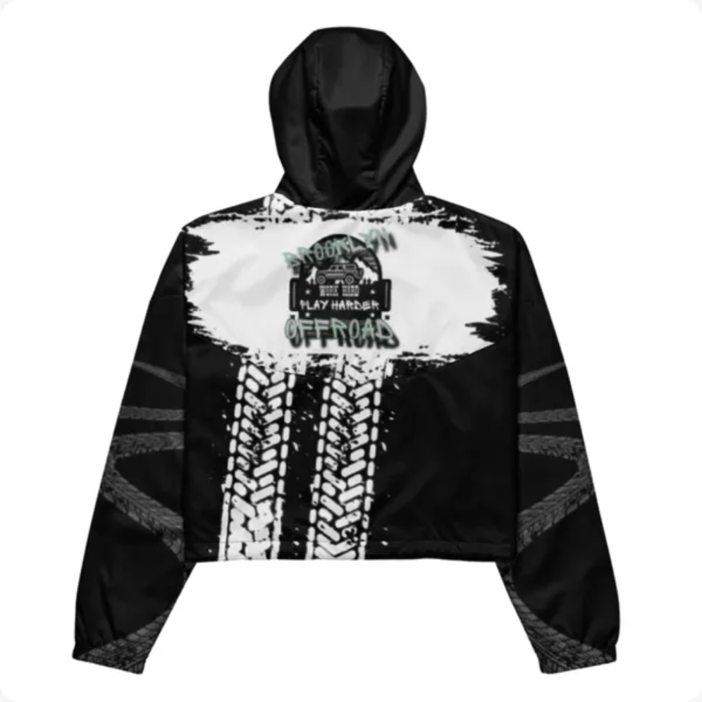 Brooklyn Offroad Crop Windbreaker Blackout