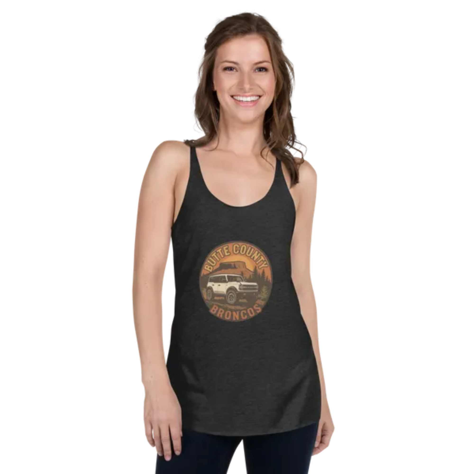Butte County Bronco razorback tank