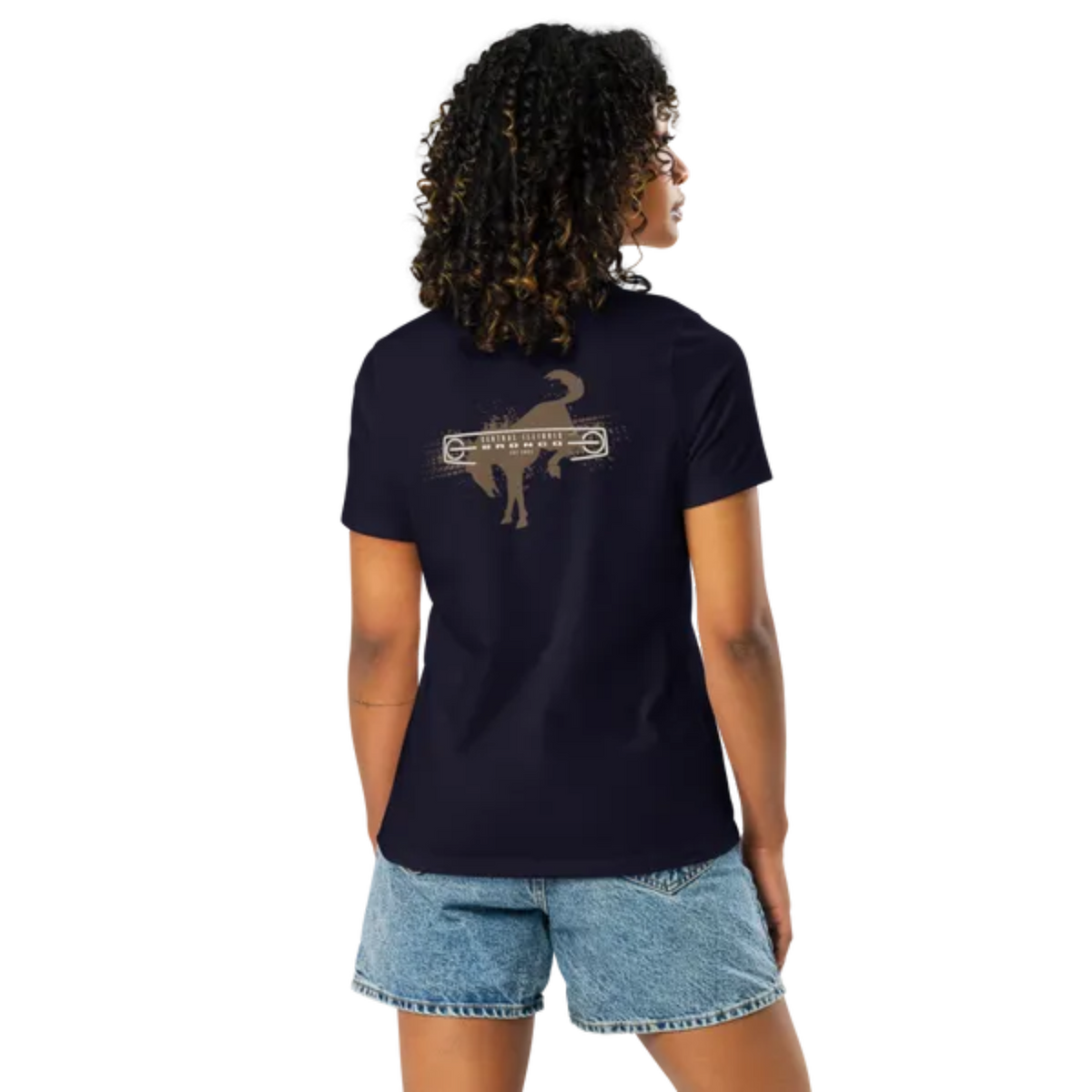 Central Illinois Bronco Club women's t-shirt