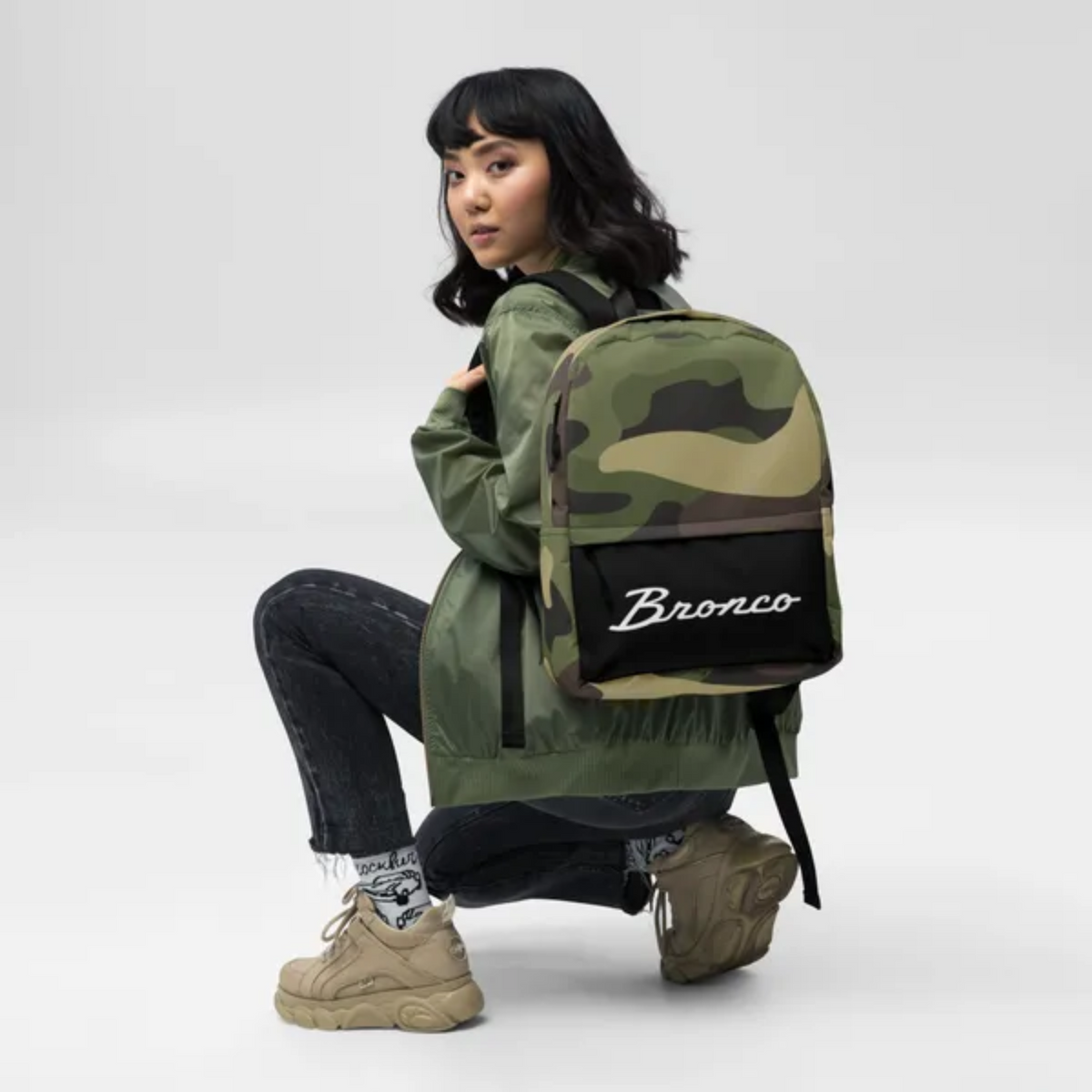 Classic Camouflage Bronco Backpack Main image