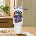 Colorado Bronco Divas travel mug