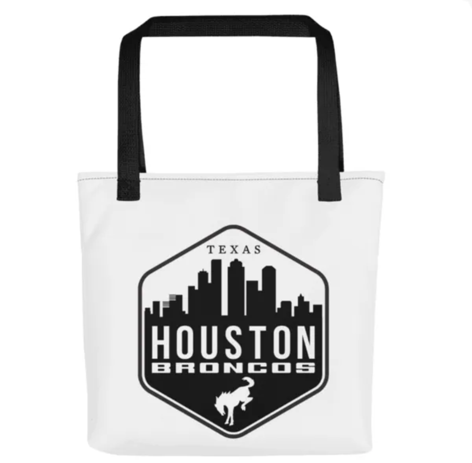 Houston Broncos Tote Bag