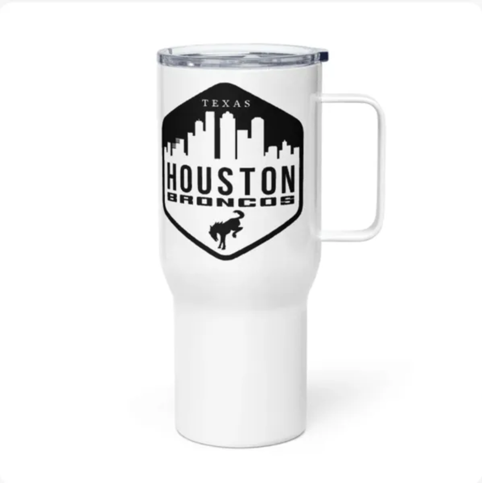 Houston Broncos Travel Mug