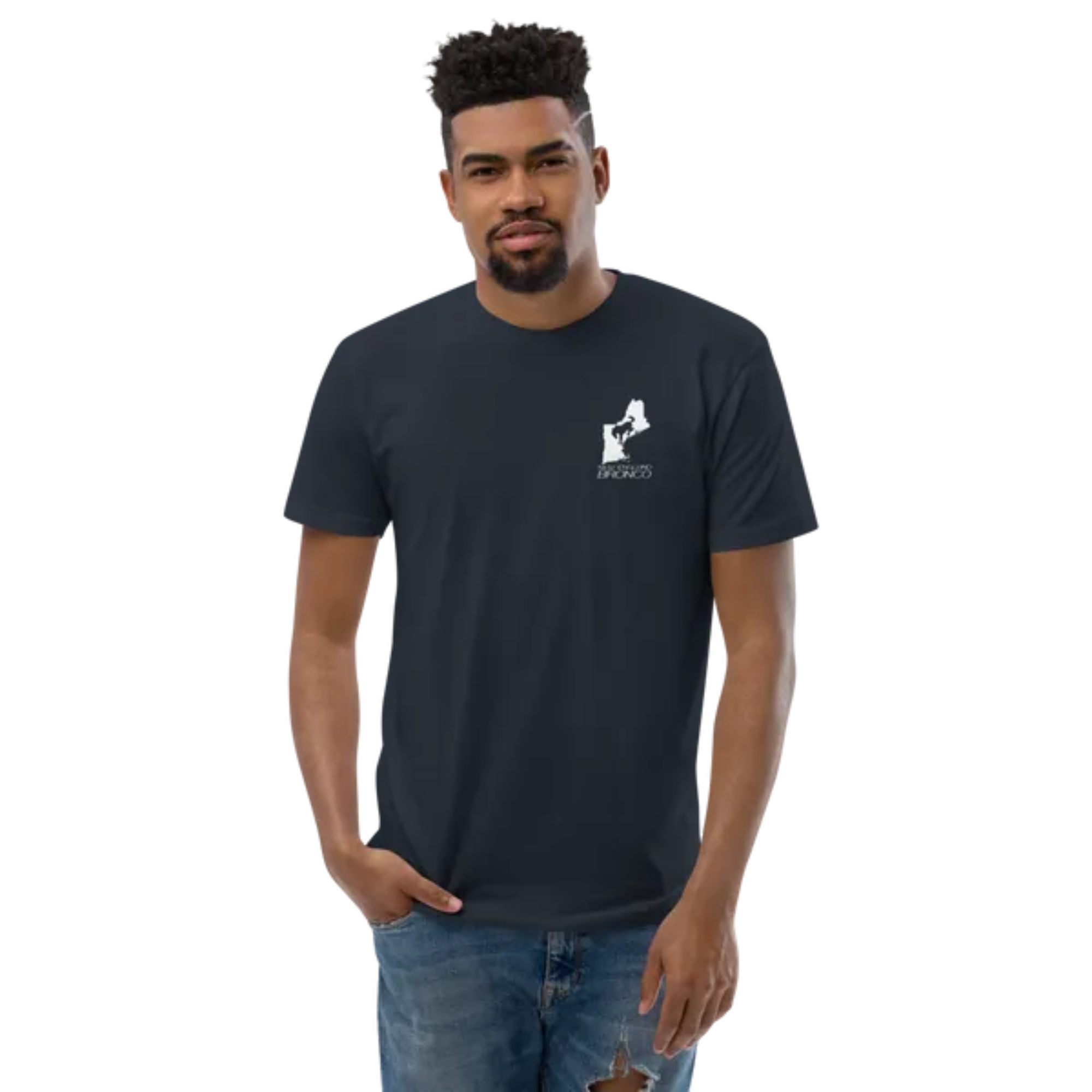 New England Broncos Mens T-shirt