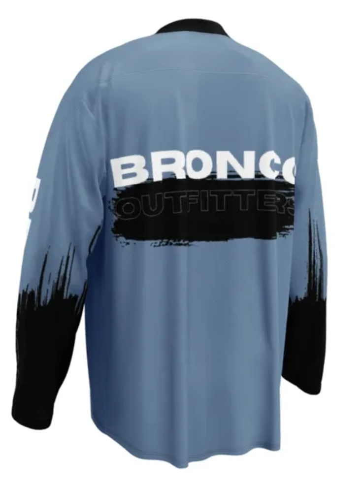Azure Blue Bronco Jersey