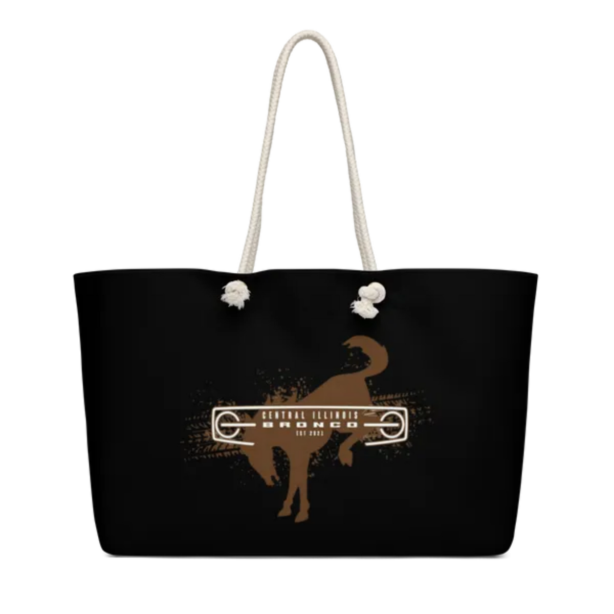 Central Illinois Bronco club weekender bag