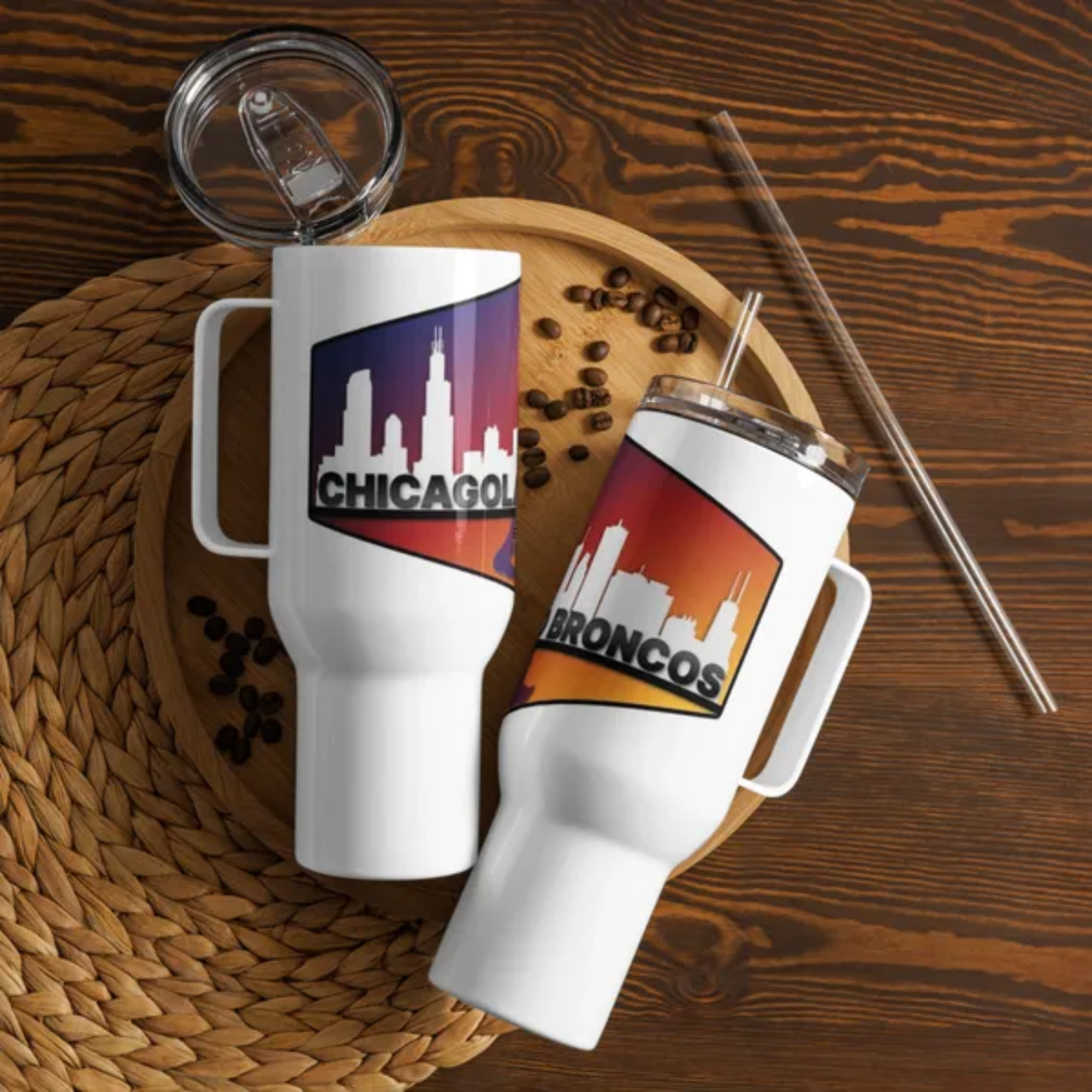 Chicagoland Broncos 40oz travel Mug Secondary image