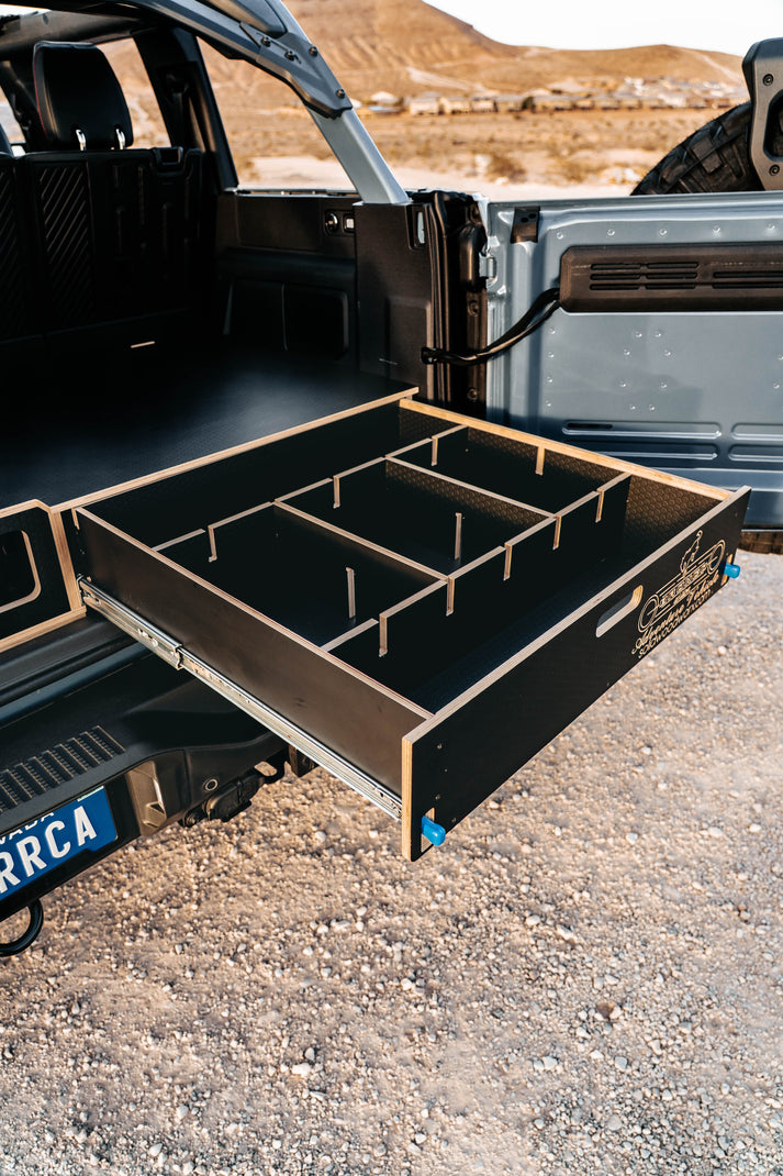Bronco 4-Door Single Drawer Storage PreCut Kit