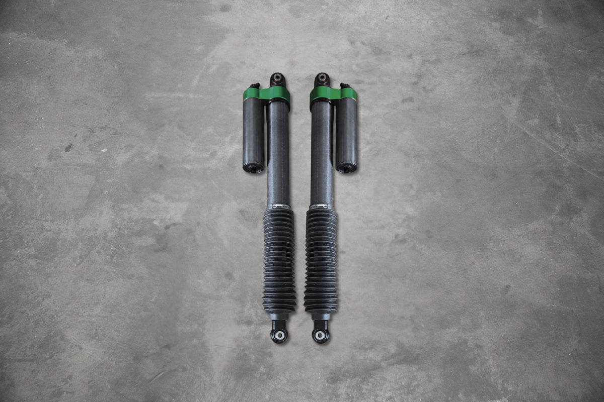 BRBN Off-Road 2.8 Rear Shock Kit Adjustable Damping- External Reservoir For Ford F150 (0-2" Lift) Main image