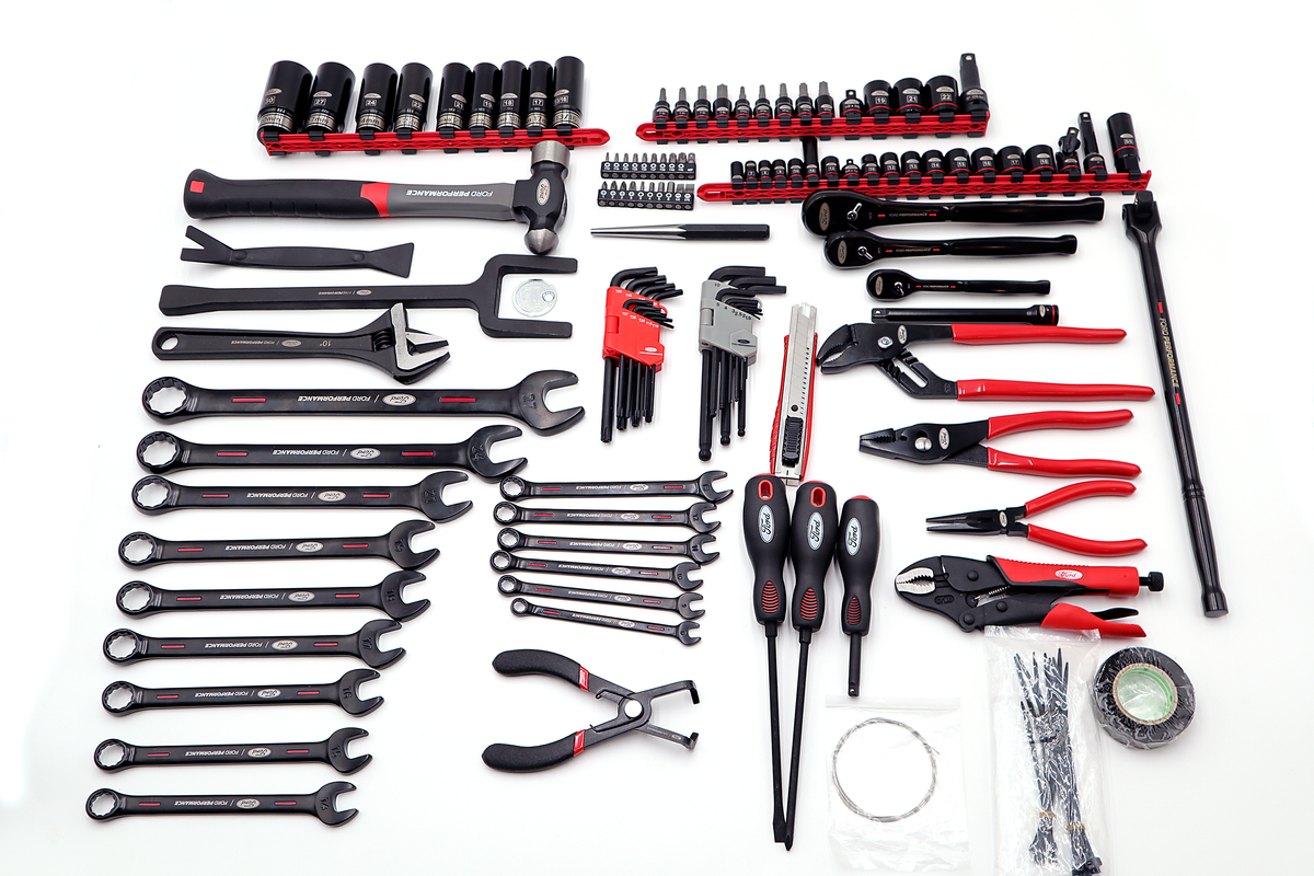 MoTLEY Industries 122pc Ford Performance Tri-Fold Tool Kit