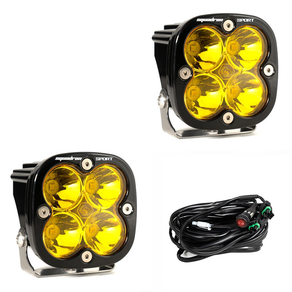 Squadron Pro Black LED Auxiliary Light Pod Pair - Universal Main image