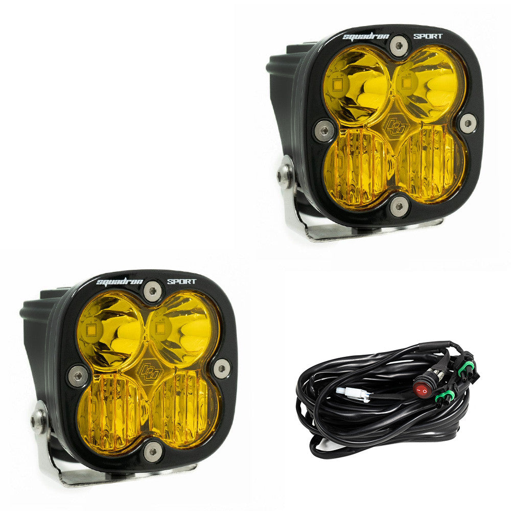 Squadron Pro Black LED Auxiliary Light Pod Pair - Universal Secondary image