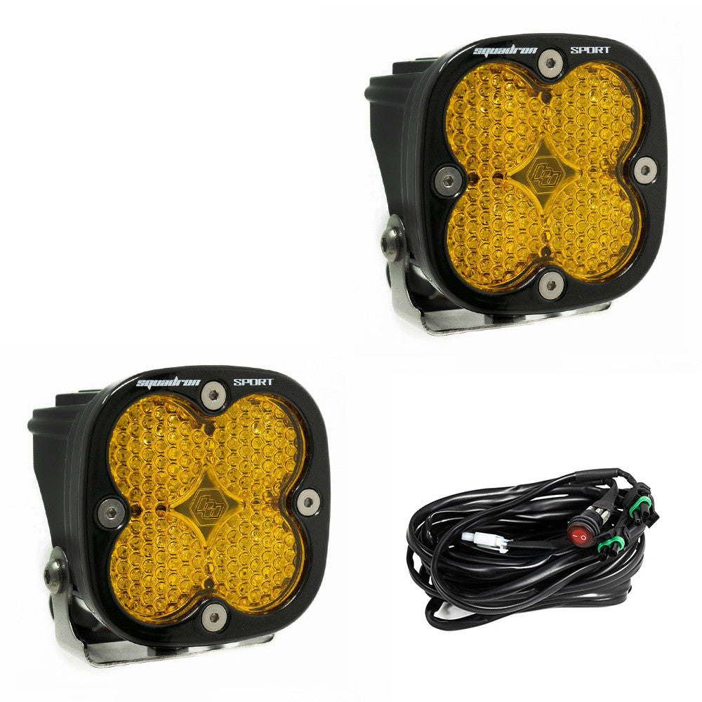 Squadron Sport Black LED Auxiliary Light Pod Pair - Universal Main image