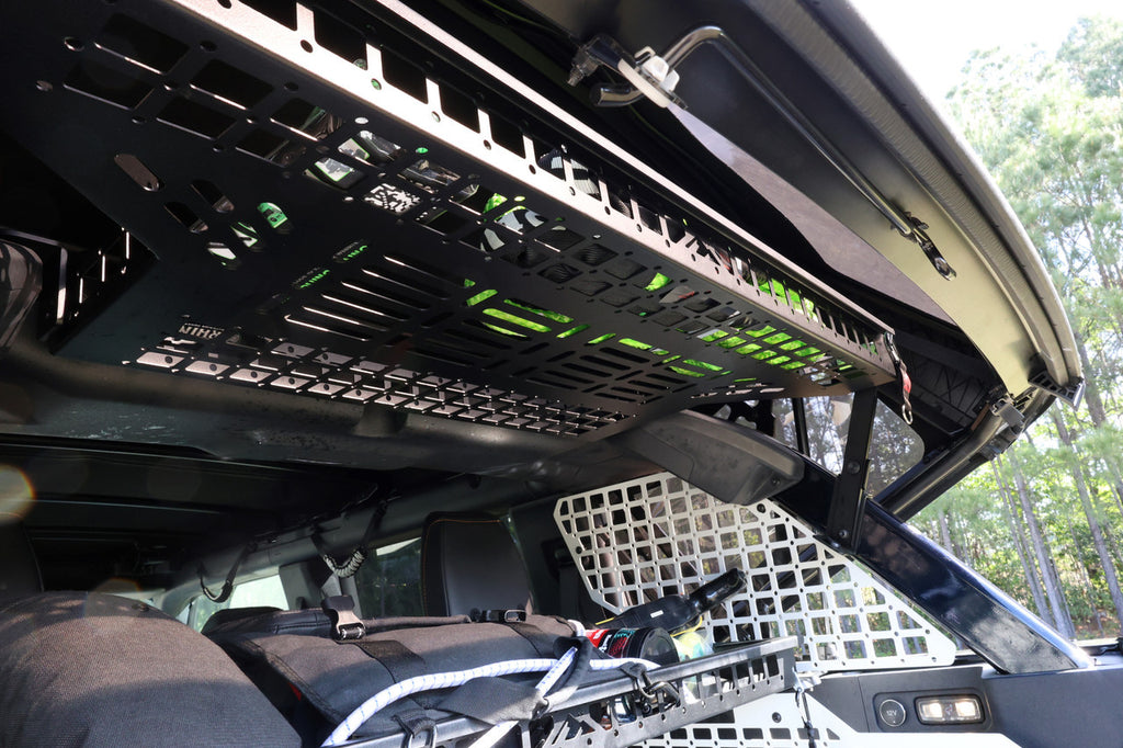 Flip Down Attic Shelf, Factory/Large Aftermarket Speaker Options (4D) - Bronco 6G 2021+