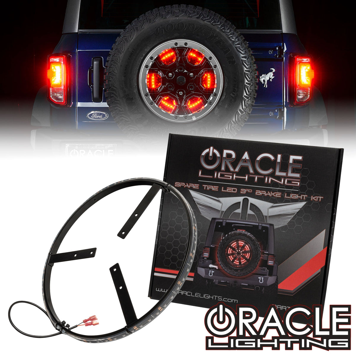 ORACLE Lighting LED Illuminated Spare Tire Wheel Ring Third Brake Light - Ford Bronco Main image