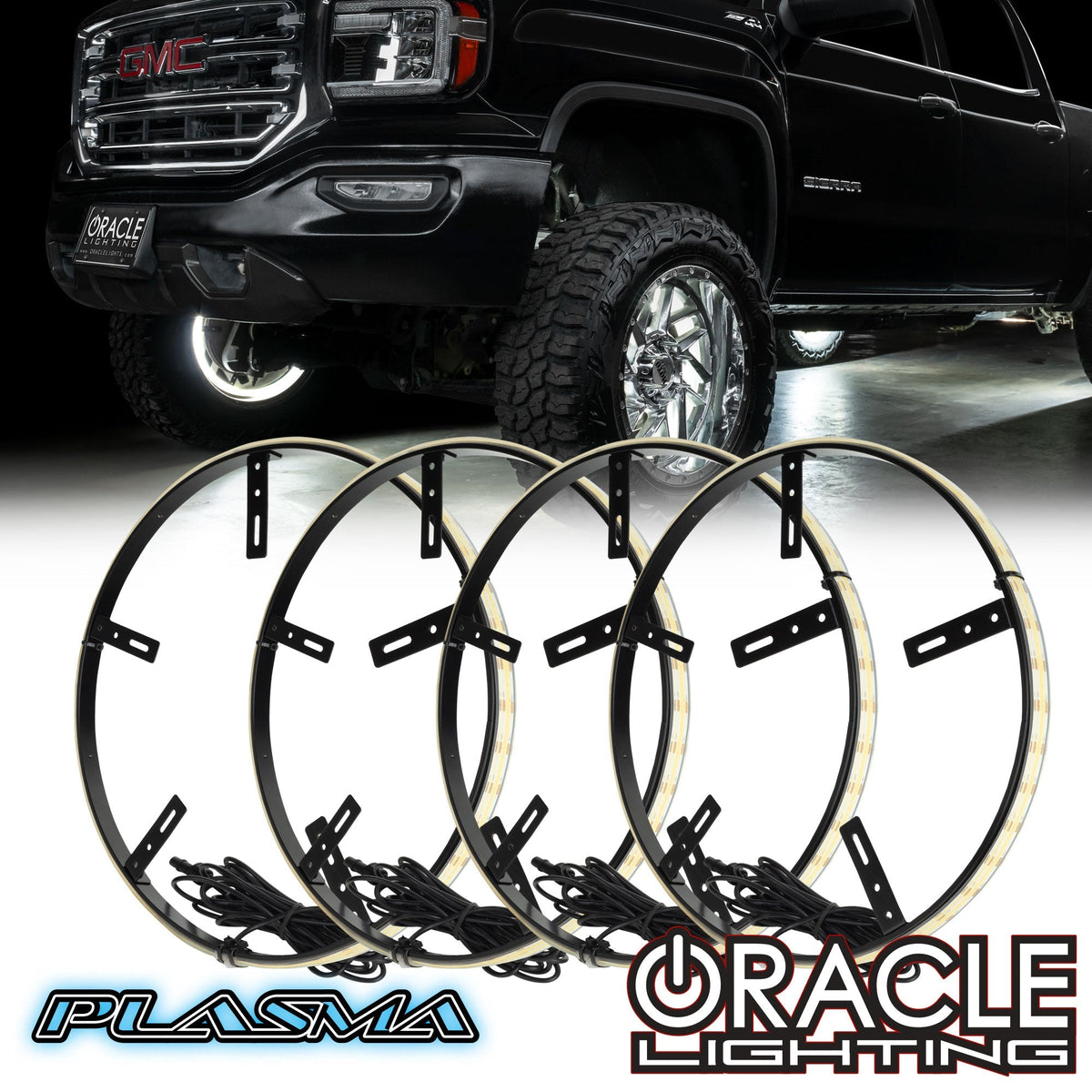 ORACLE Lighting LED Illuminated Wheel Rings - 16.5" PLASMA™ Main image