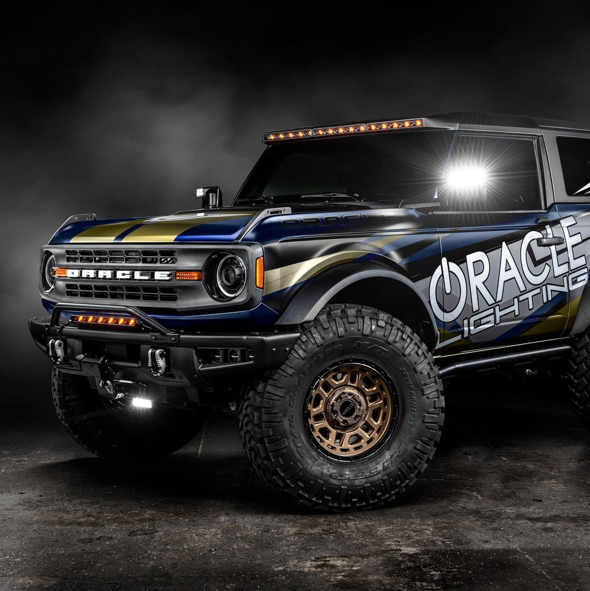 ORACLE Lighting Integrated Windshield Roof LED Light Bar System for 2021+ Ford Bronco
