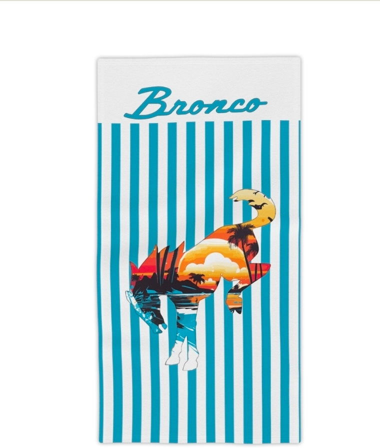 Buck'n Bronco beach towel limited edition