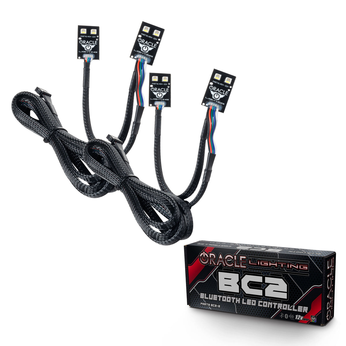 ORACLE Lighting 2021-2025 Ford Bronco Sport ColorSHIFT® RGB+W Headlight DRL + Halo Upgrade Kit - w/BC2 Controller - 1454-335 Main image