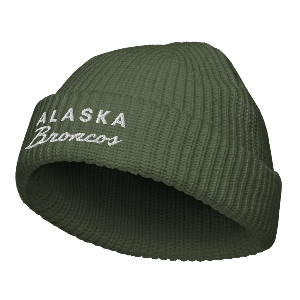 Alaska Broncos Fisherman Beanie