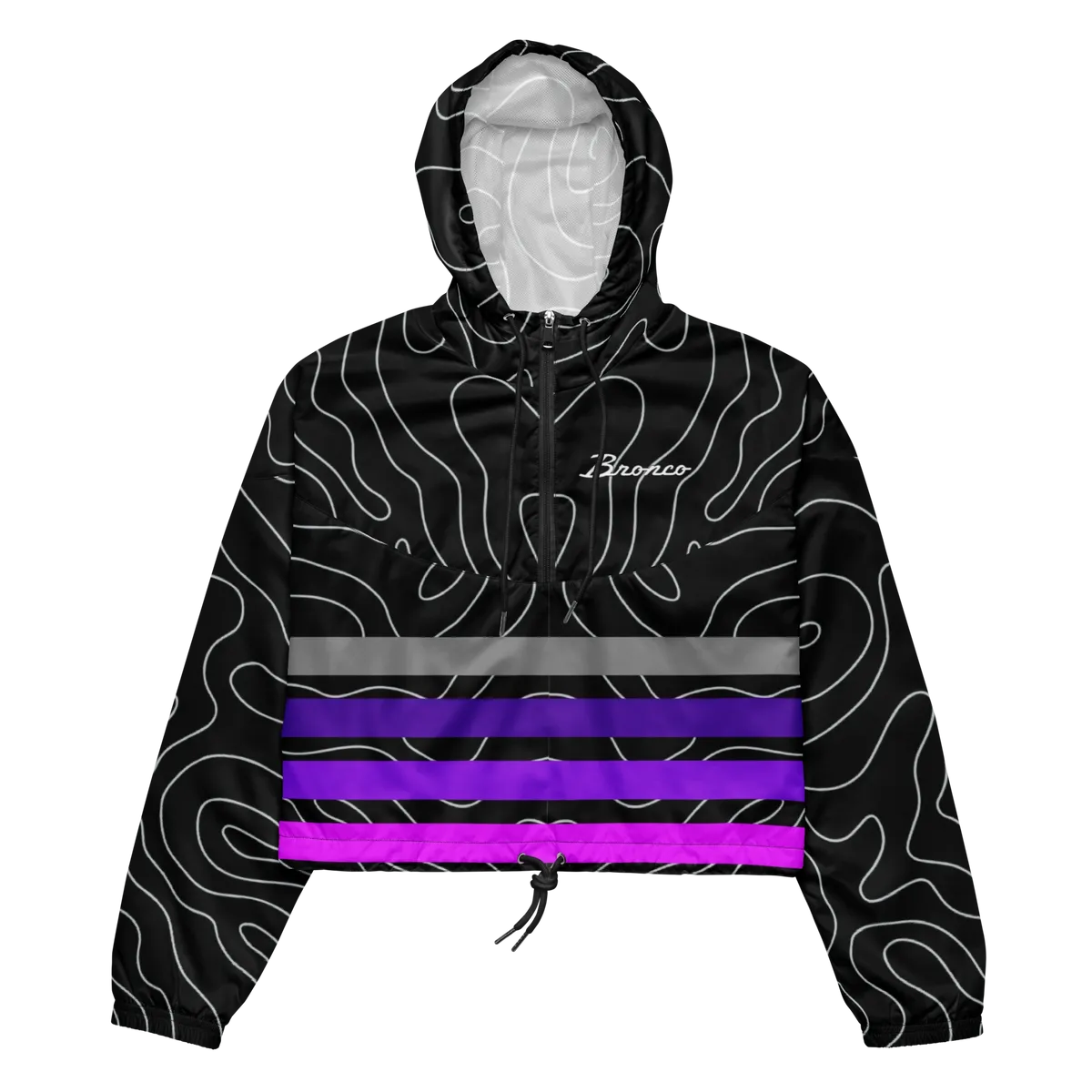 Topo Blackout cropped windbreaker