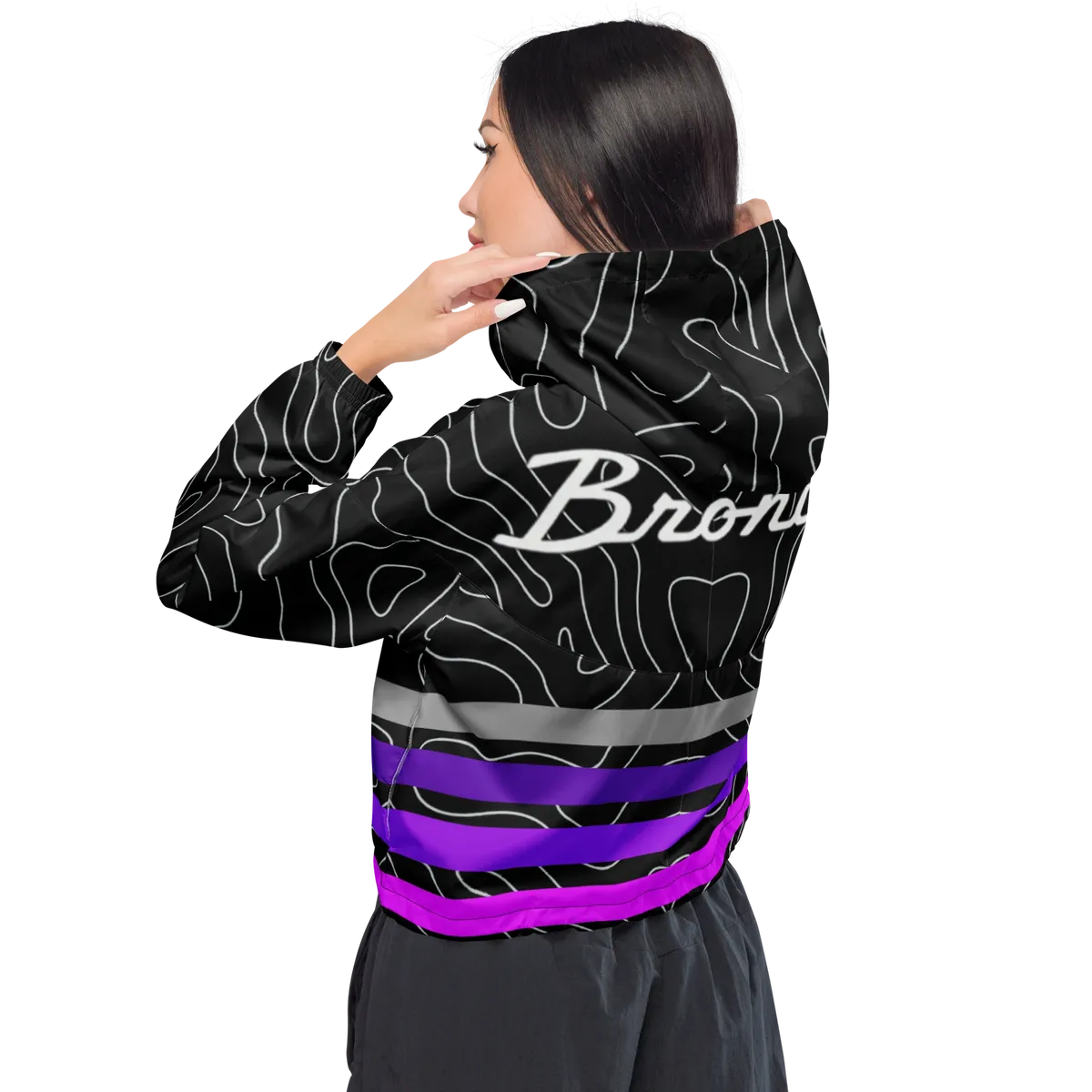 Topo Blackout cropped windbreaker