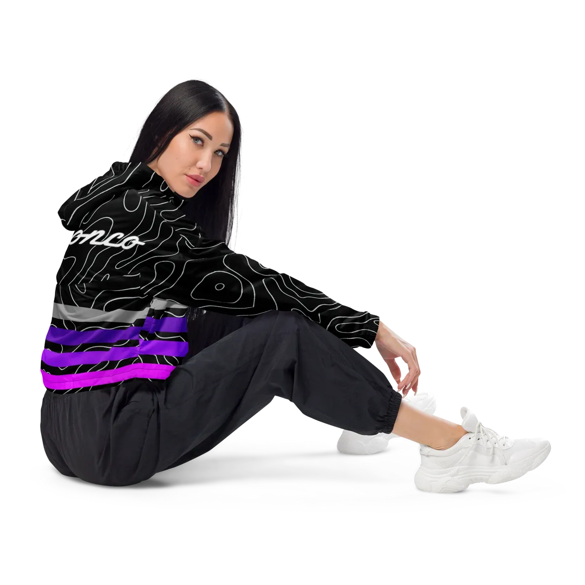 Topo Blackout cropped windbreaker