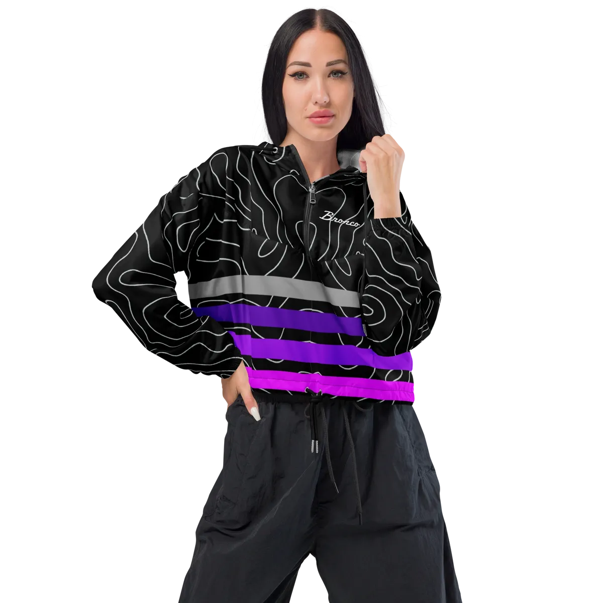 Topo Blackout cropped windbreaker