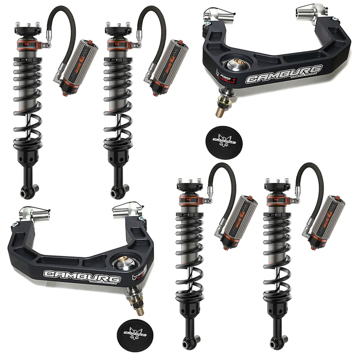 Camburg Engineering 2021-2025 Ford Bronco Excludes Raptor FOX 3.0 Performance DSC KINETIK Series Lift Kit (4 door)