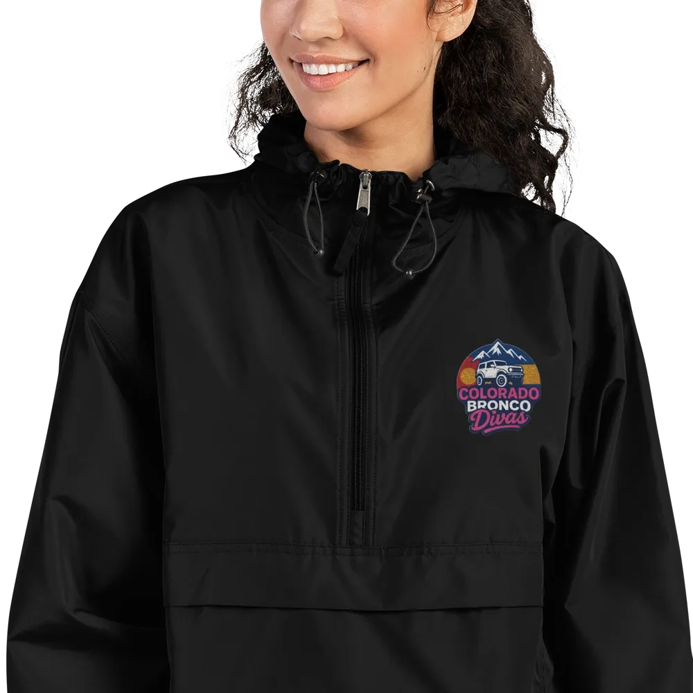 Colorado Bronco Divas Champion packable jacket