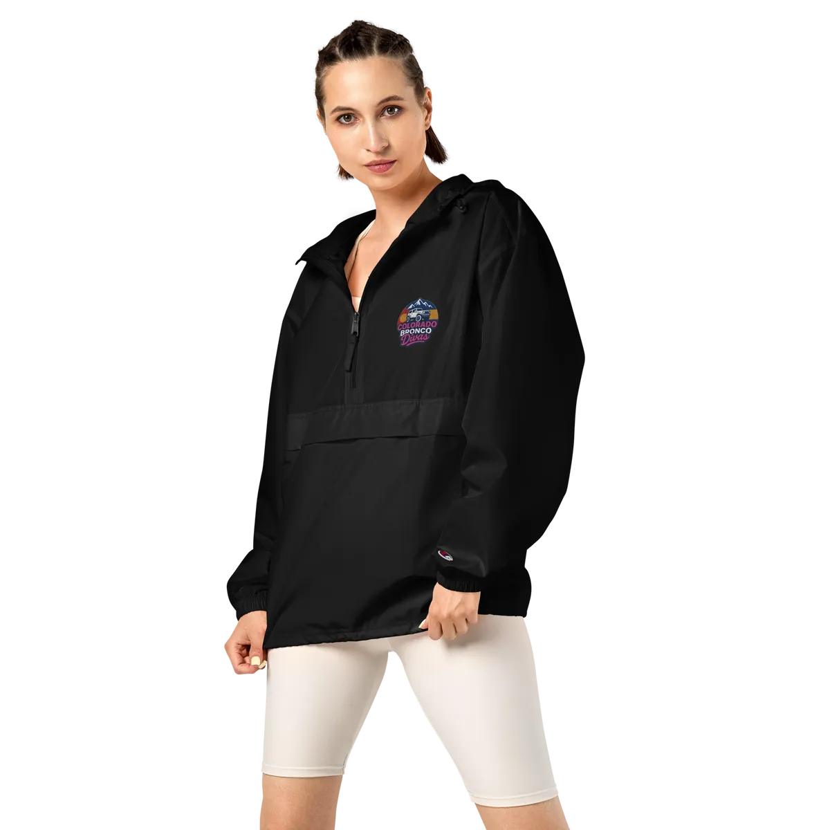 Colorado Bronco Divas Champion packable jacket