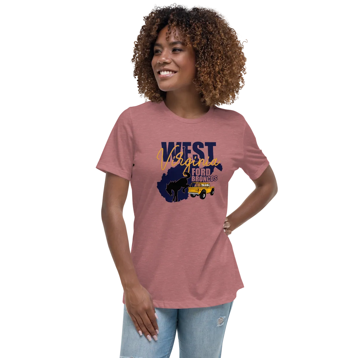 West Virginia Ford Broncos Women's T-shirt Alternative