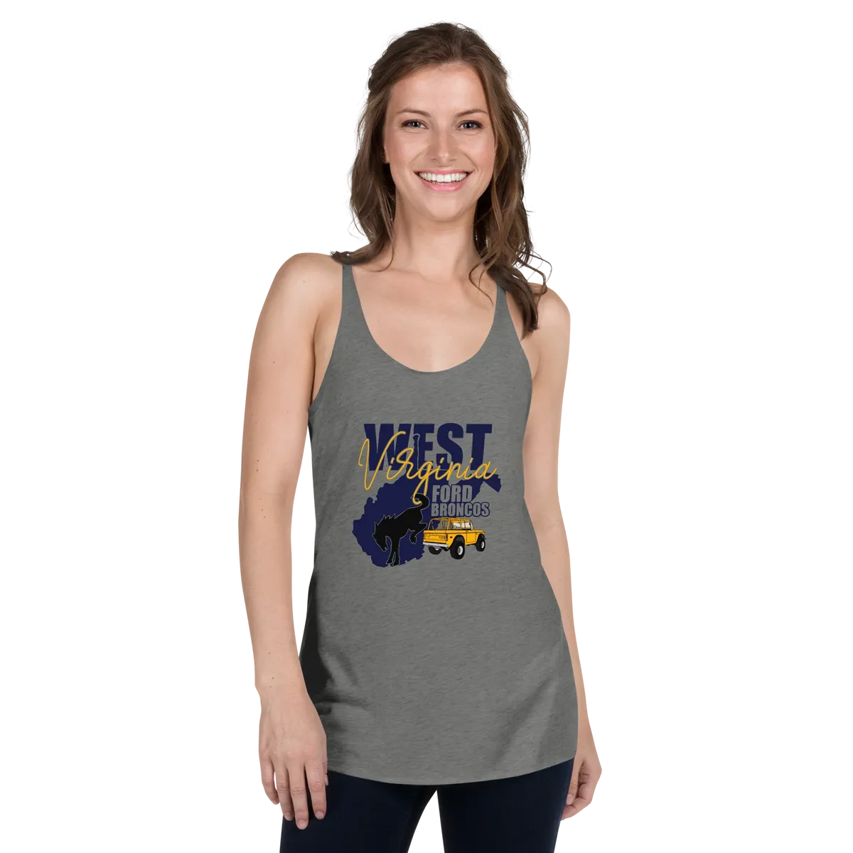 West Virgina Ford Broncos Tank Top alternative