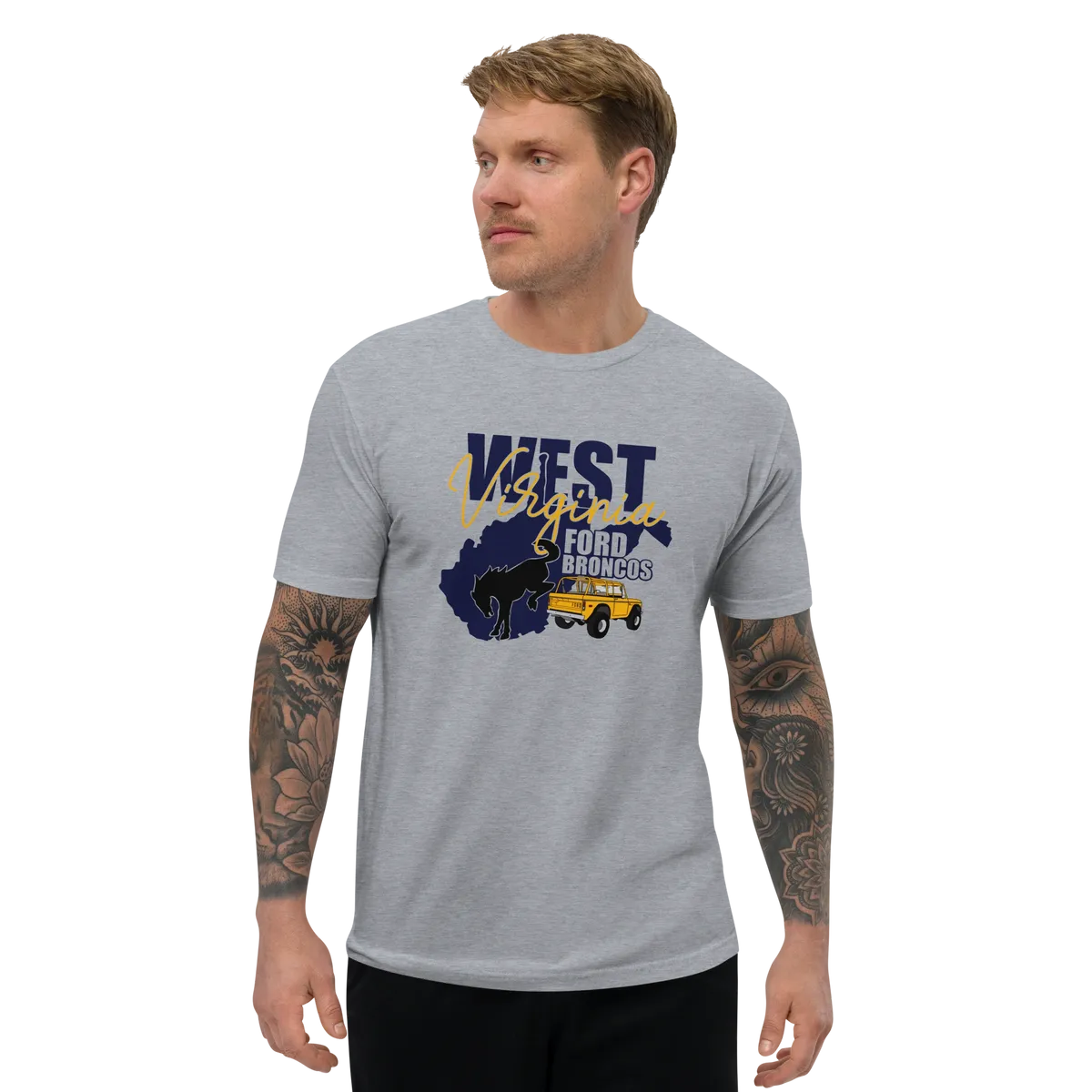 West Virginia Ford Broncos alternative Men's T-Shirt